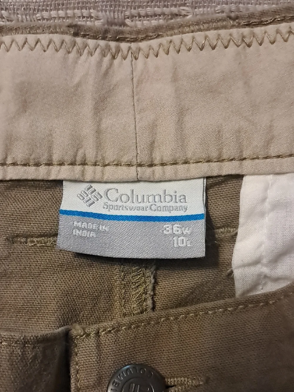 Columbia Men's Casual Khaki Cotton 10